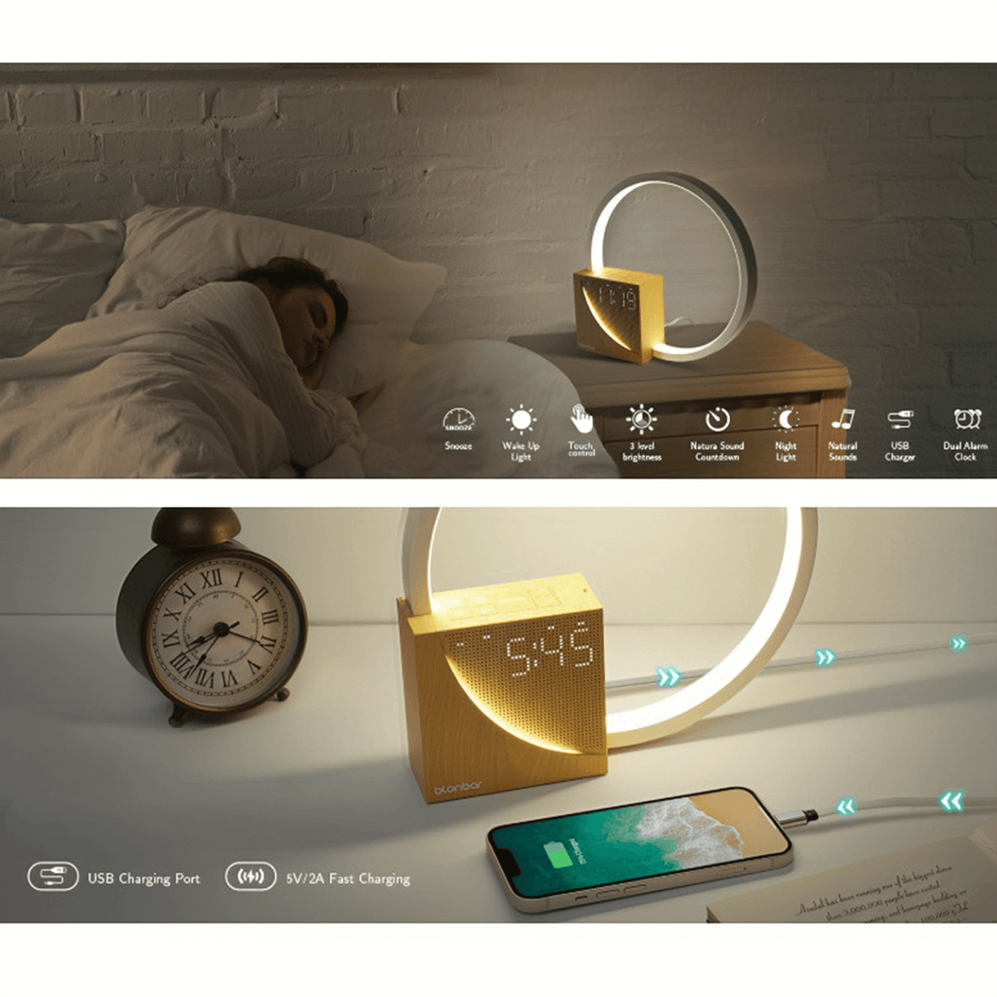 Intelligentes Nachtlicht Wecker